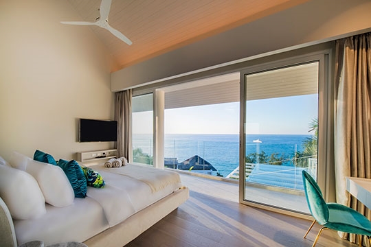 Guest bedroom two with dazzling view